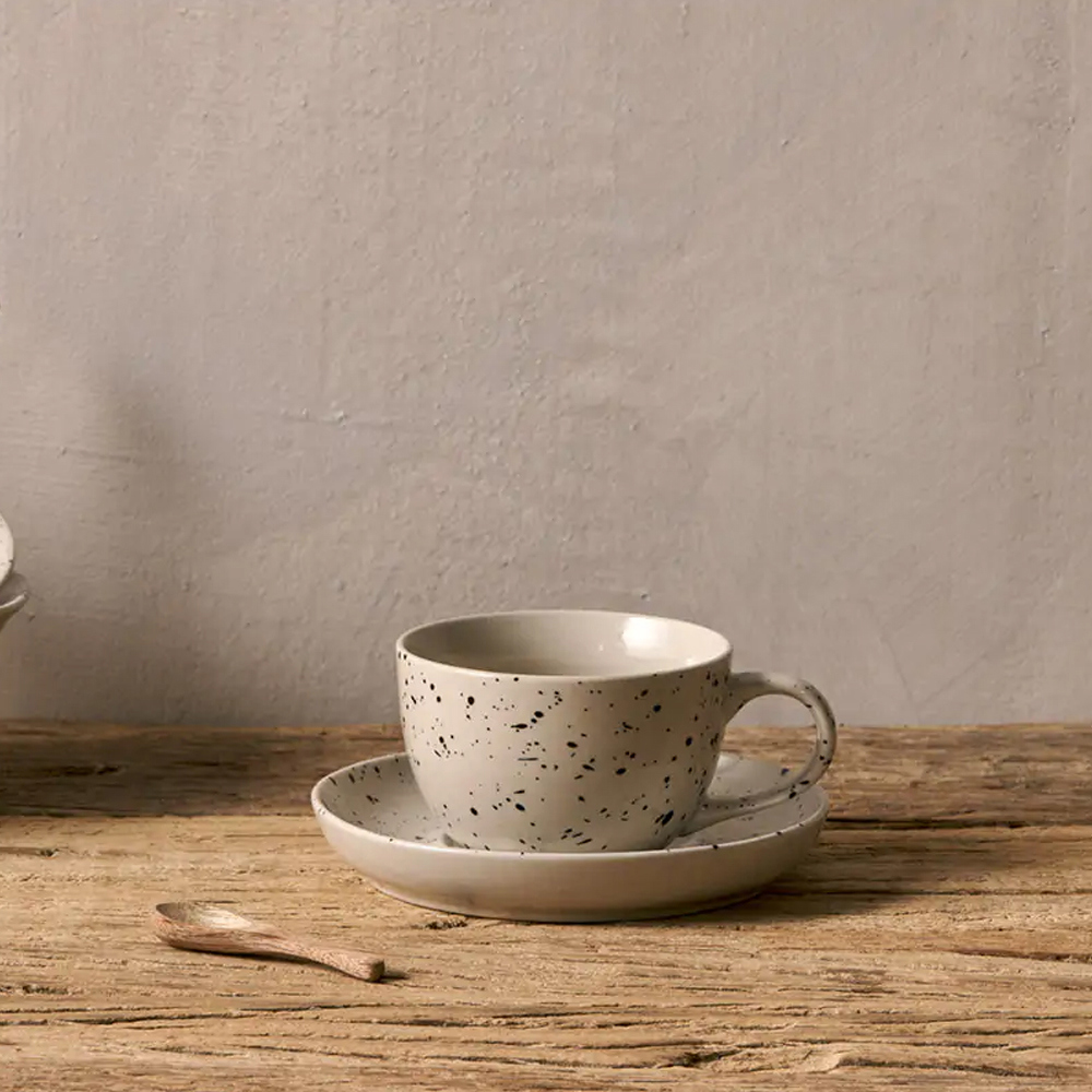 Nkuku Ama Cup & Saucer Splatter